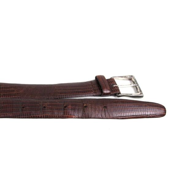 Bill Adler BROWN GENUINE LEATHER 1 1/8"Wd CASUAL DRESS MEN'S BELT Sz 36 (X82 - Picture 13 of 14